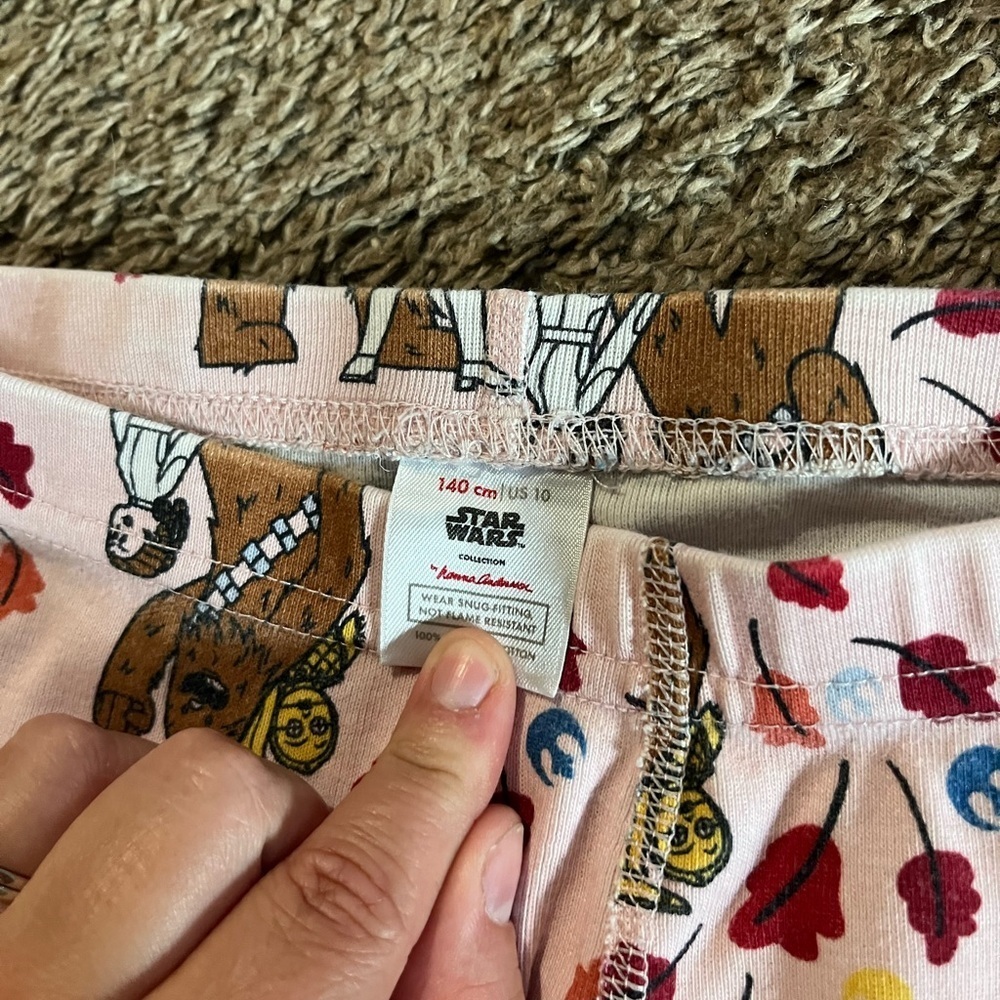 Hanna Andersson Star Wars Pink Character Pajama Set - Picture 4 of 5
